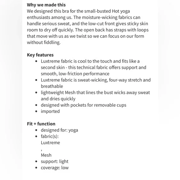 Lululemon Secret Garden Floral Free To Be Bra. XS - EUC - Picture 4 of 12